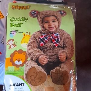 Cuddly bear infant 6-12 month old costume from spirit halloween